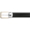 Montblanc Pásek  Polished Steel and Gold Pin Spona