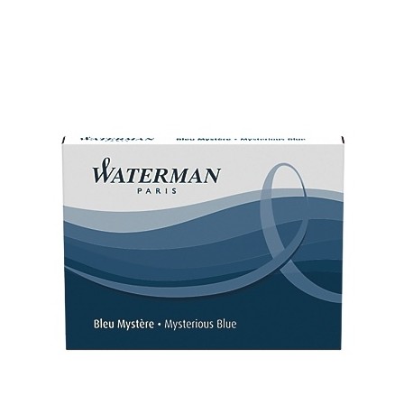 Waterman inkoustové bombičky krátké Blue - Black