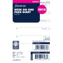 Filofax kalendář A7 Pocket - 1 týden / 1 strana anglický