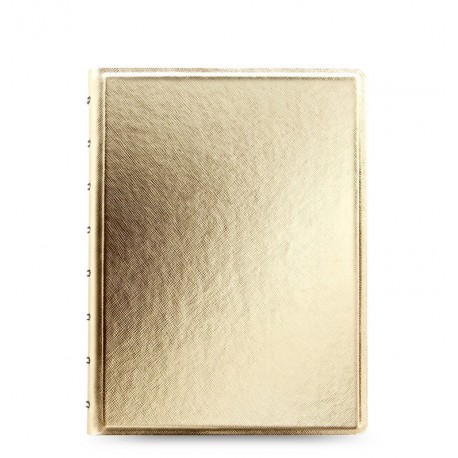 Filofax Notebook A5 Gold