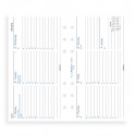 Filofax kalendář osobní horizontální 1 týden / 2 strany anglický