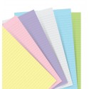 Filofax Náplň A5 pastelový linkovaný papír MIX
