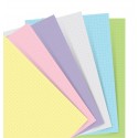 Filofax Náplň A5 pastelový tečkovaný papír MIX