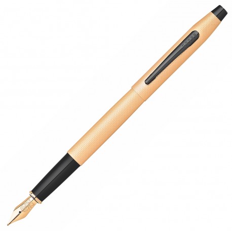century classic brushed pero cross cz rose gold