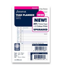Filofax kalendář A7 Pocket Plánovací vertikální anglický